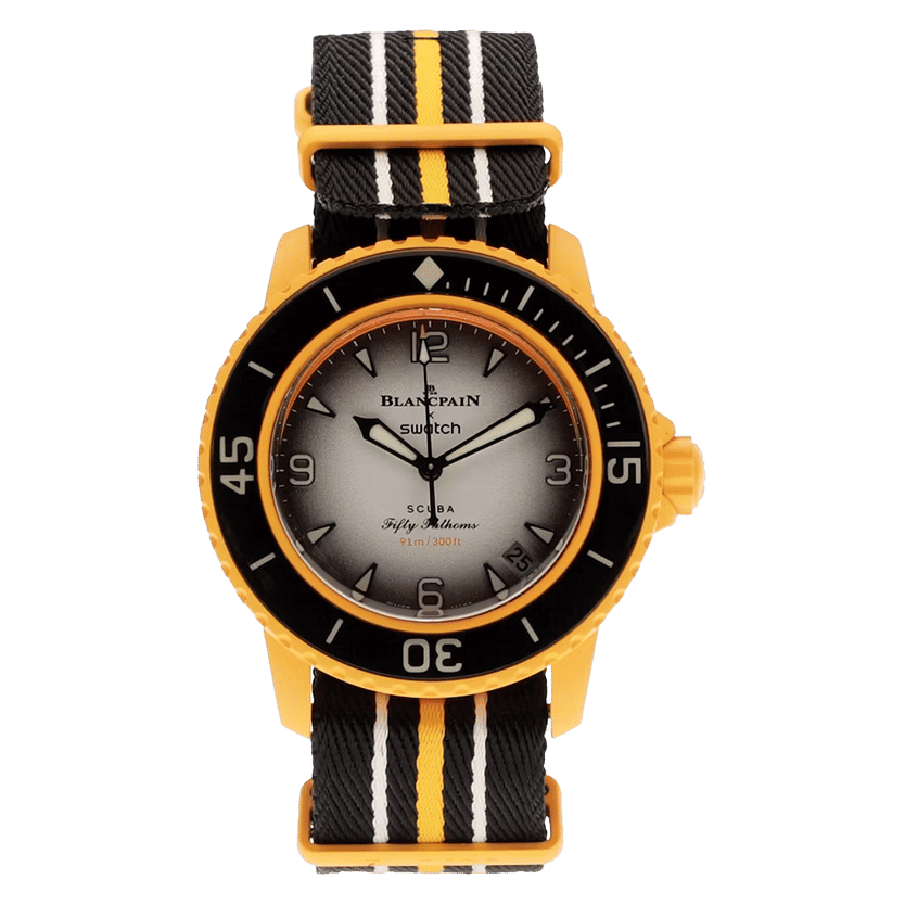 Blancpain x Swatch Scuba Fifty Fathoms Pacific Ocean White
