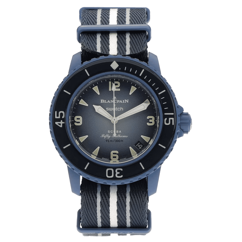 Blancpain x Swatch Scuba Fifty Fathoms Atlantic Ocean Blue