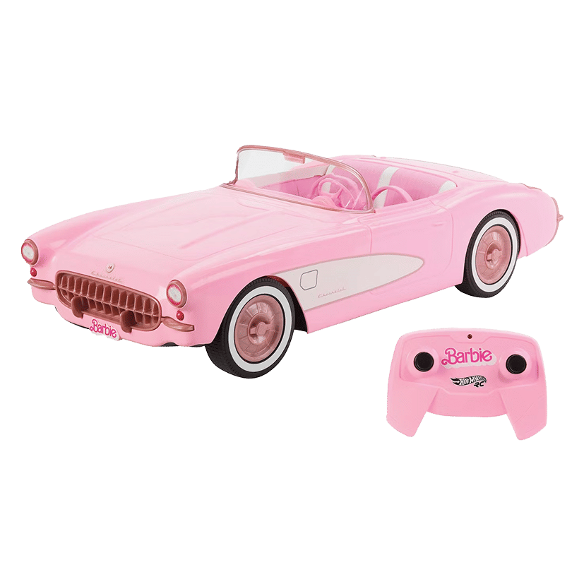Hot Wheels RC Barbie The Movie Barbie Corvette