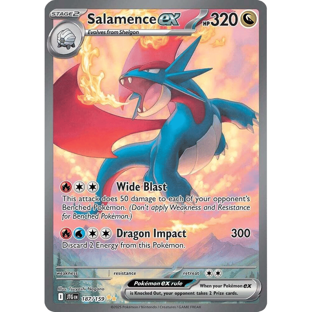 Salamence ex - 187/159 - SV09: Journey Together