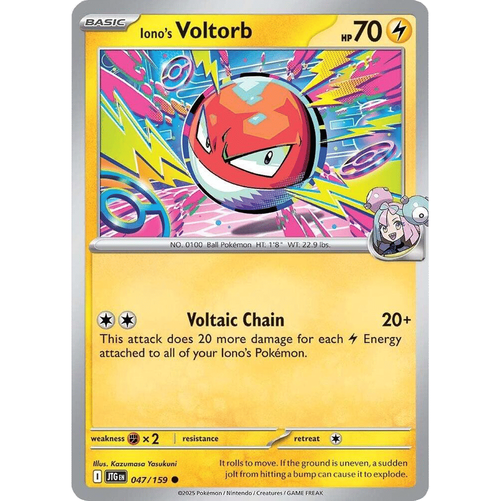 Iono's Voltorb - SV09: Journey Together