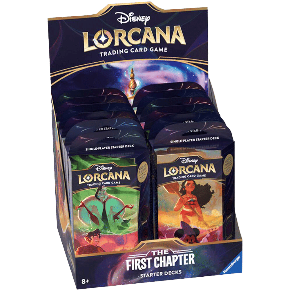 Disney Lorcana: The First Chapter Starter Deck Display - The First Chapter