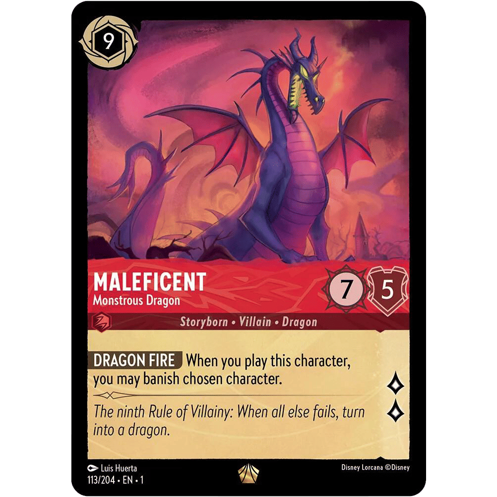 Maleficent - Monstrous Dragon - The First Chapter (Cold Foil)