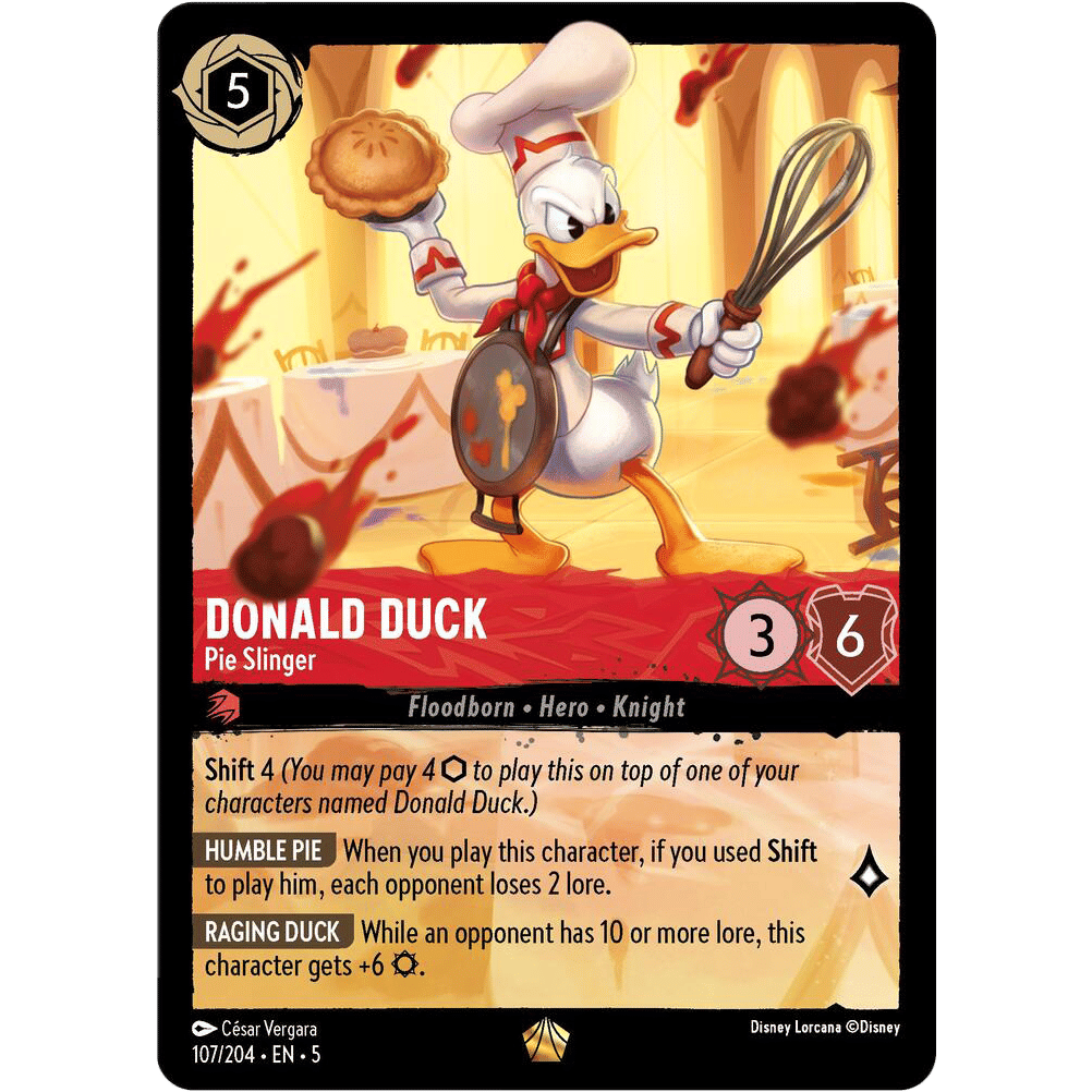 Donald Duck - Pie Slinger - Shimmering Skies (Cold Foil)