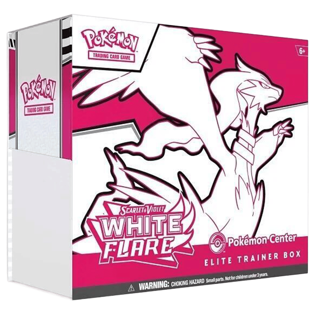White Flare Pokemon Center Elite Trainer Box