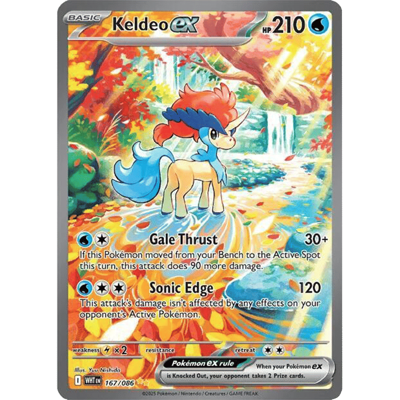 Keldeo ex - 167/086