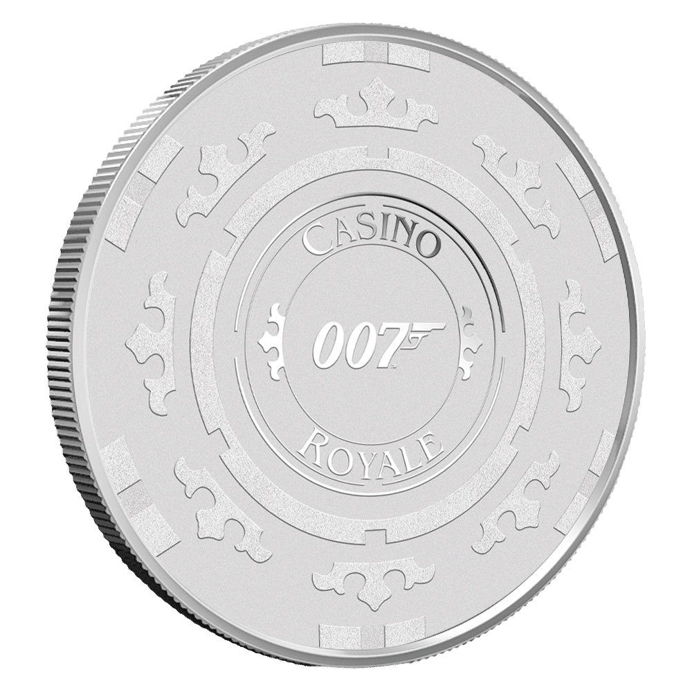 2023 1 oz Tuvalu Silver James Bond Casino Royale Coin (BU)