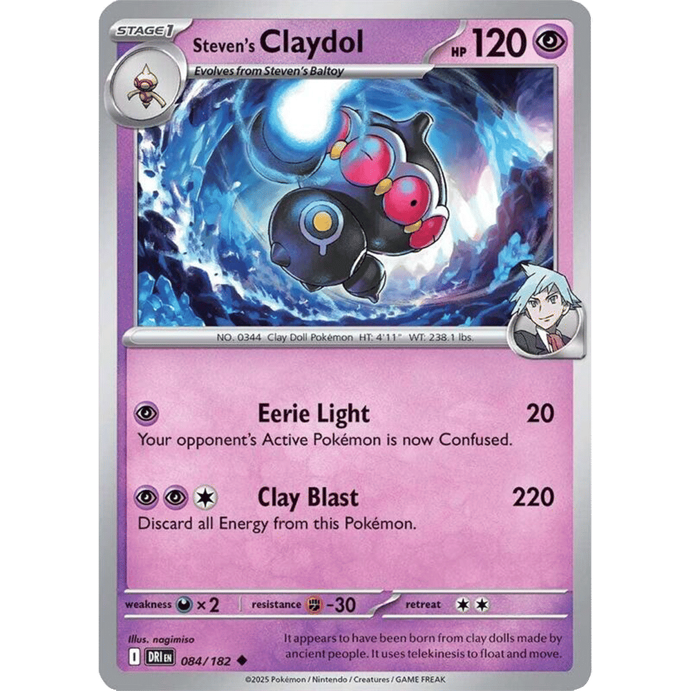 Steven's Claydol (Reverse Holo)