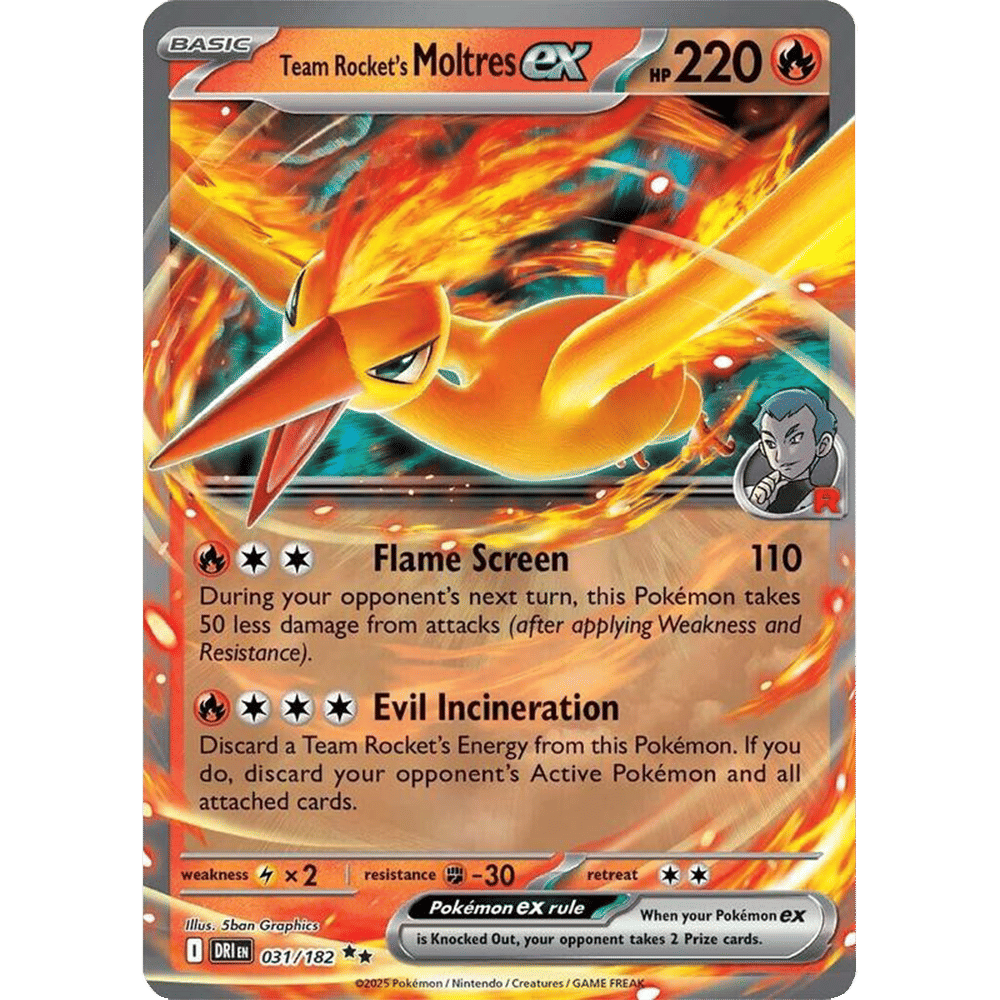 Team Rocket's Moltres ex (Holofoil)