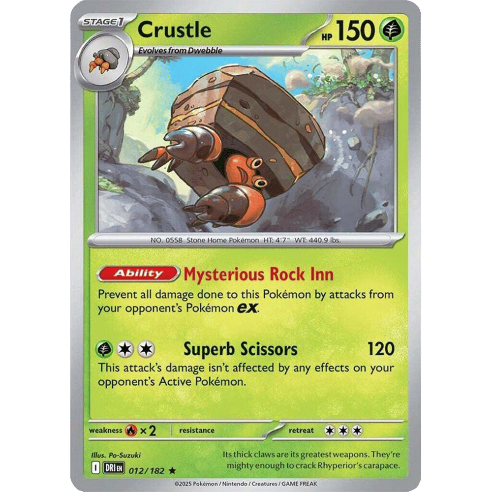 Crustle (Reverse Holo)