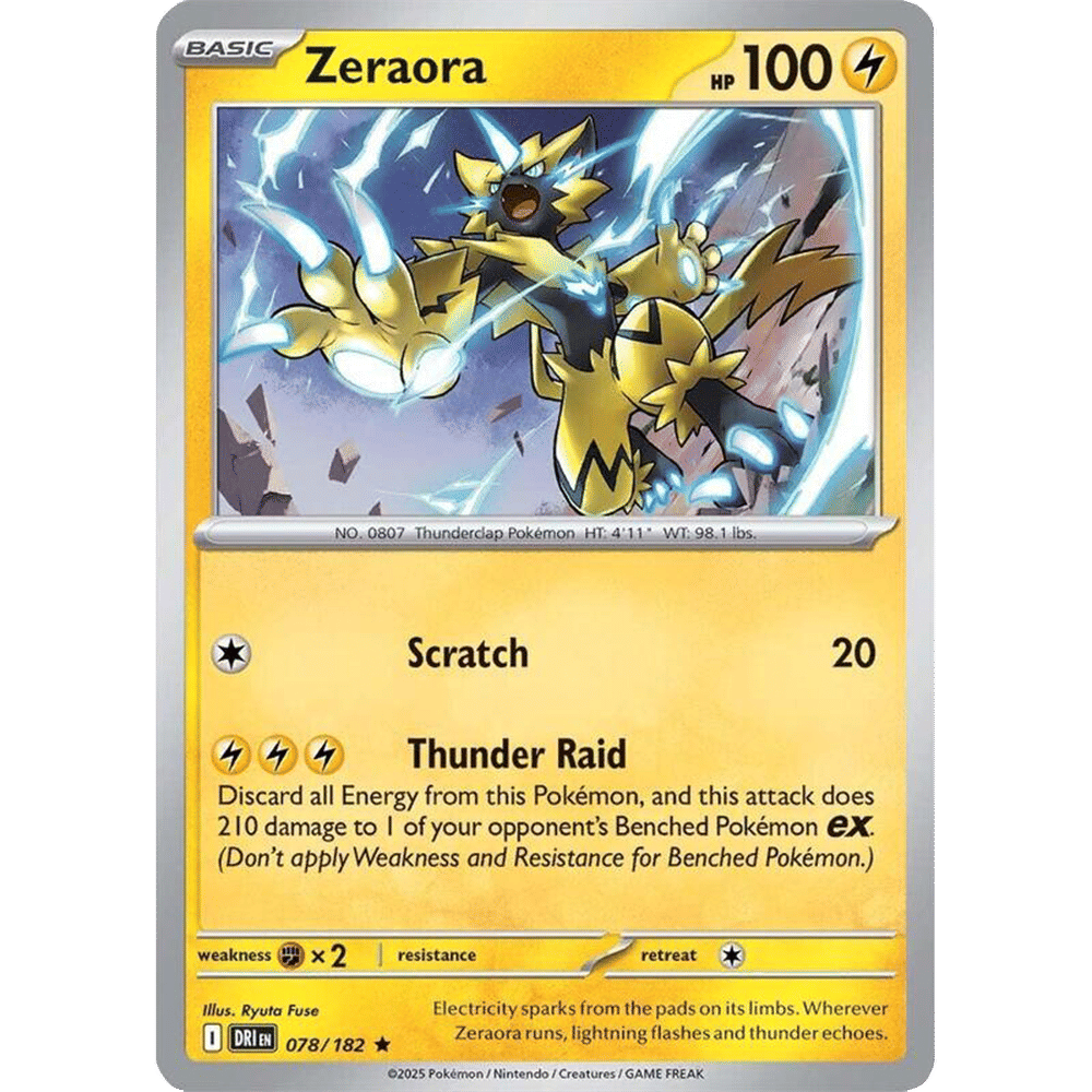 Zeraora (Reverse Holo)