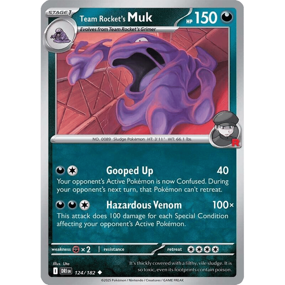 Team Rocket's Muk (Reverse Holo)