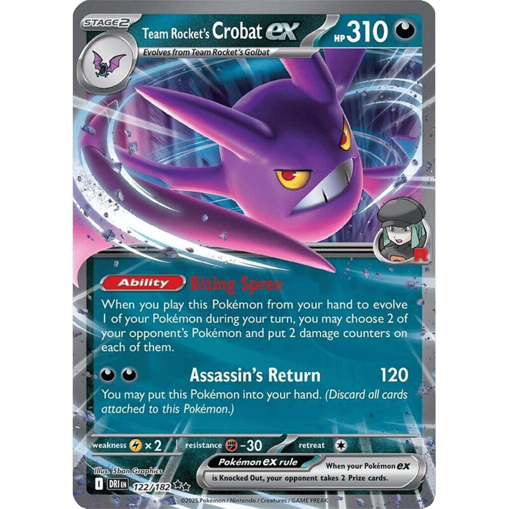 Team Rocket's Crobat ex (Holofoil)
