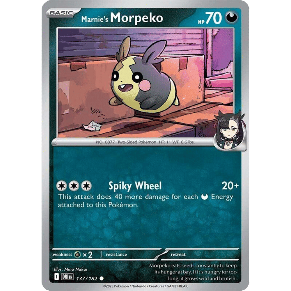 Marnie's Morpeko (Reverse Holo)