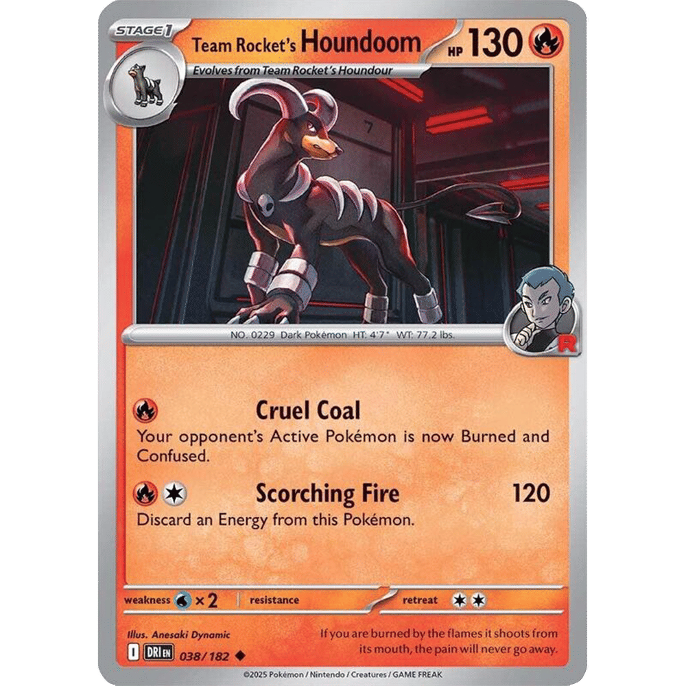 Team Rocket's Houndoom (Reverse Holo)