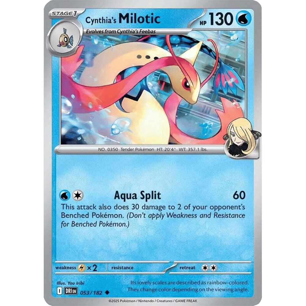 Cynthia's Milotic (Reverse Holo)