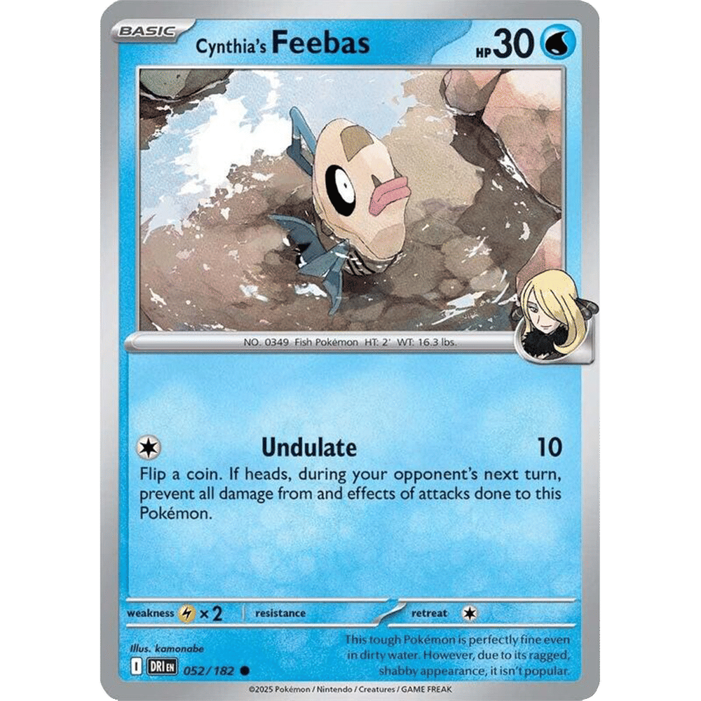 Cynthia's Feebas (Reverse Holo)