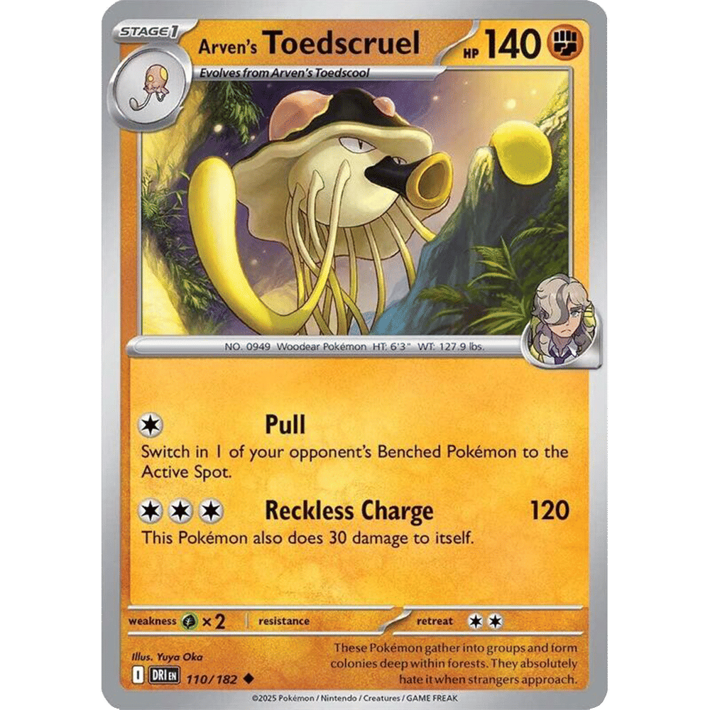 Arven's Toedscruel (Reverse Holo)
