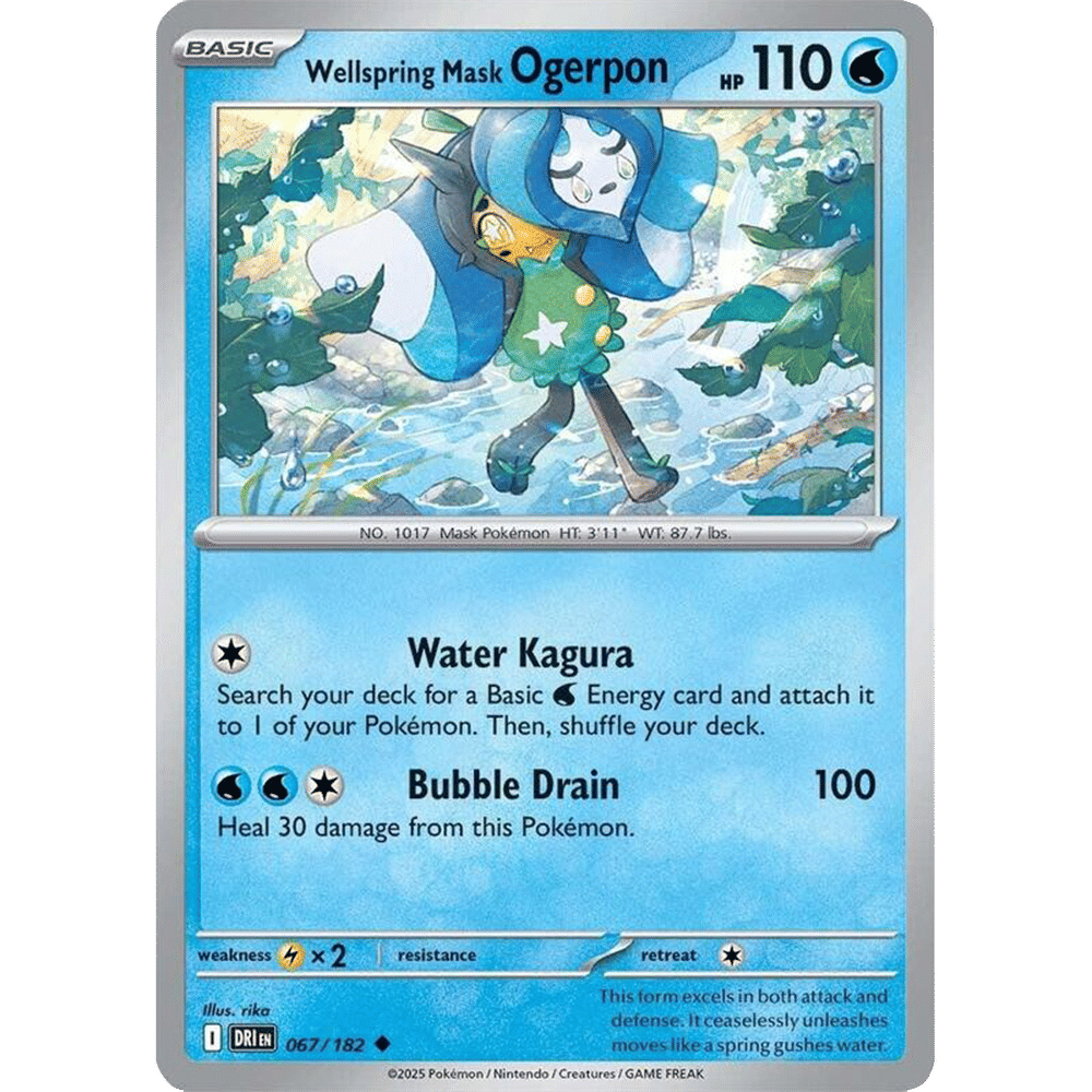Wellspring Mask Ogerpon (Reverse Holo)