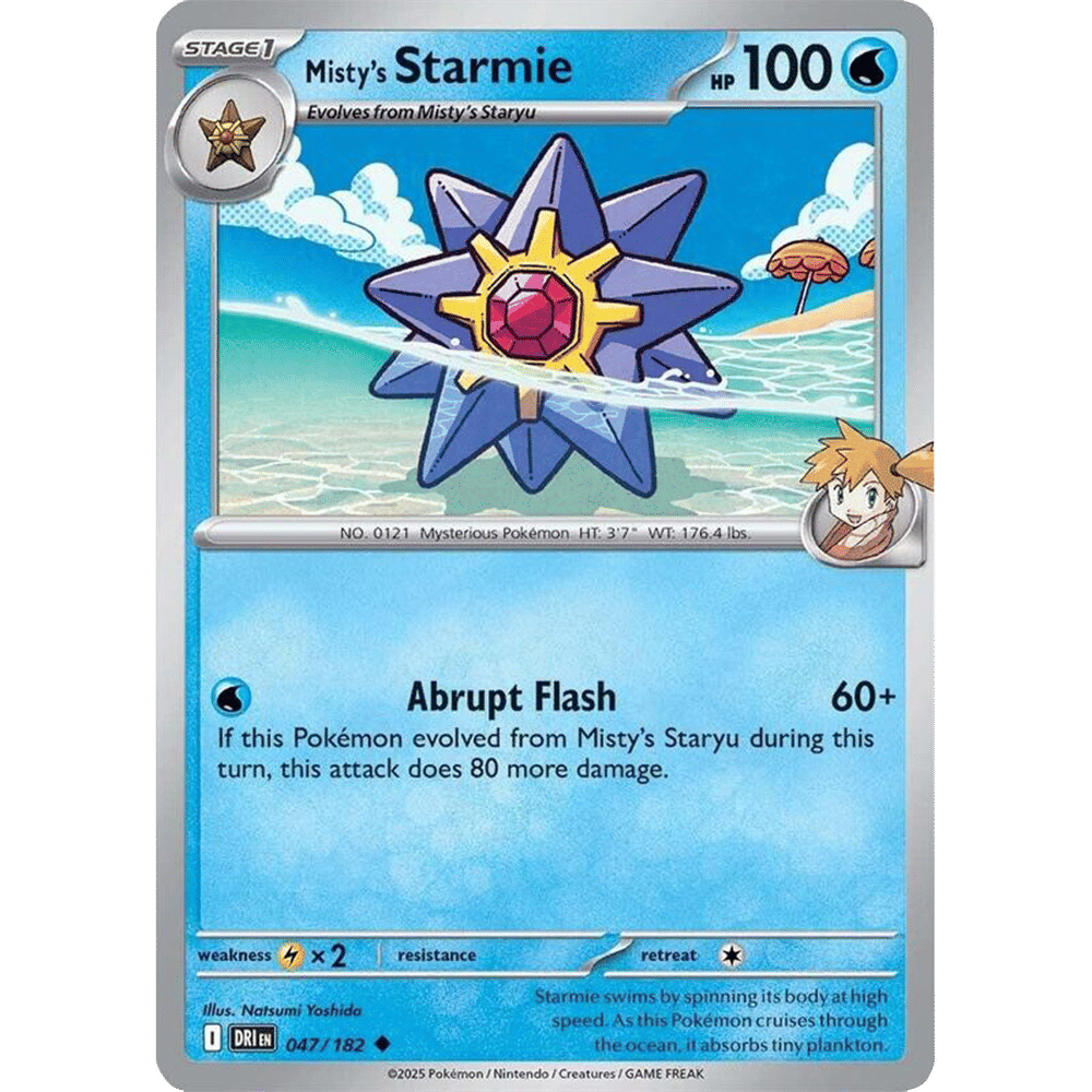 Misty's Starmie (Reverse Holo)