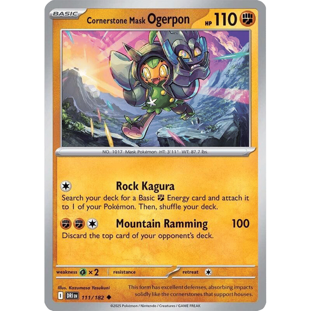Cornerstone Mask Ogerpon (Reverse Holo)