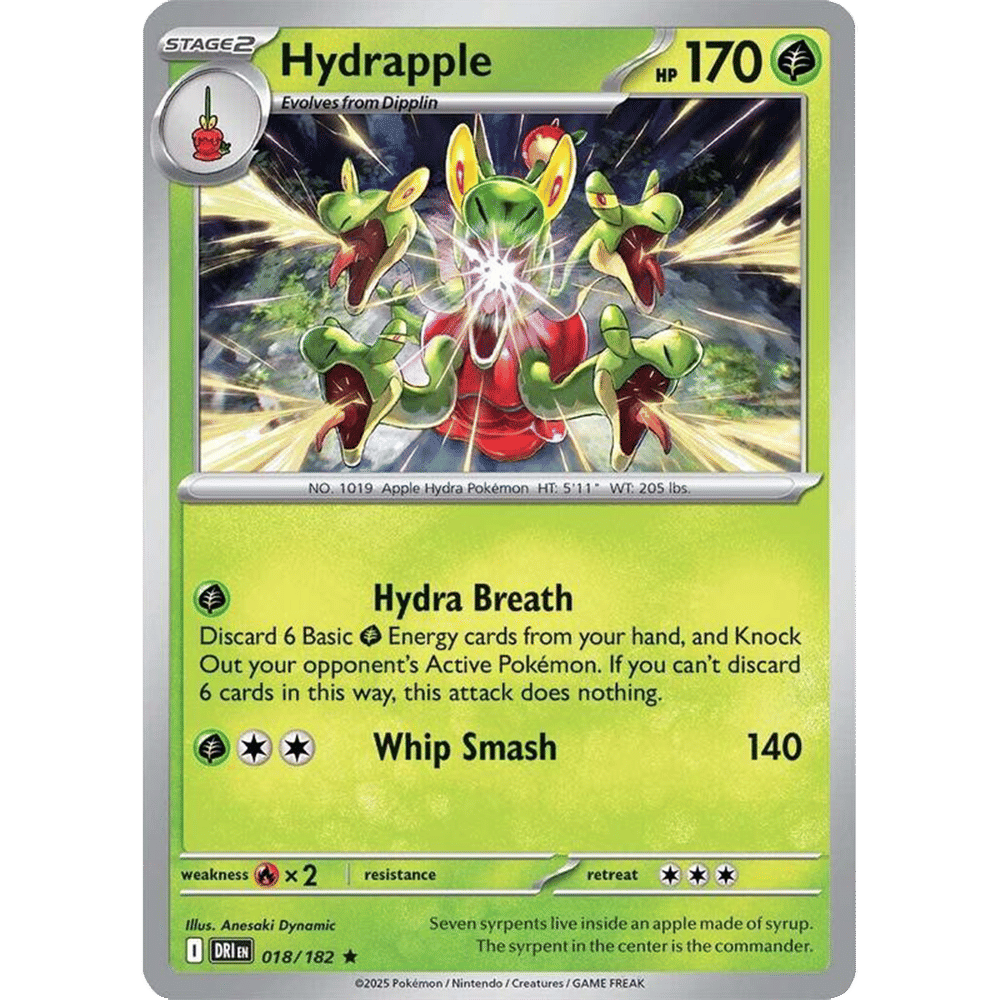 Hydrapple (Reverse Holo)