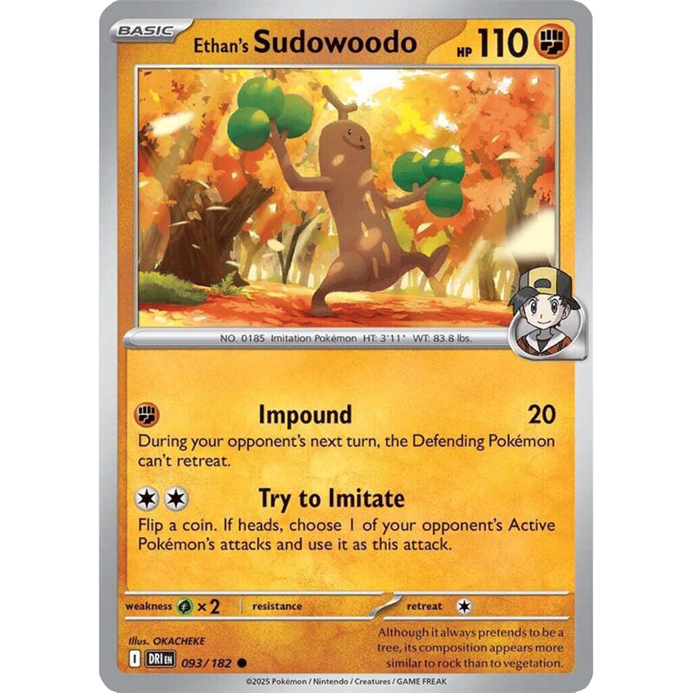 Ethan's Sudowoodo (Reverse Holo)