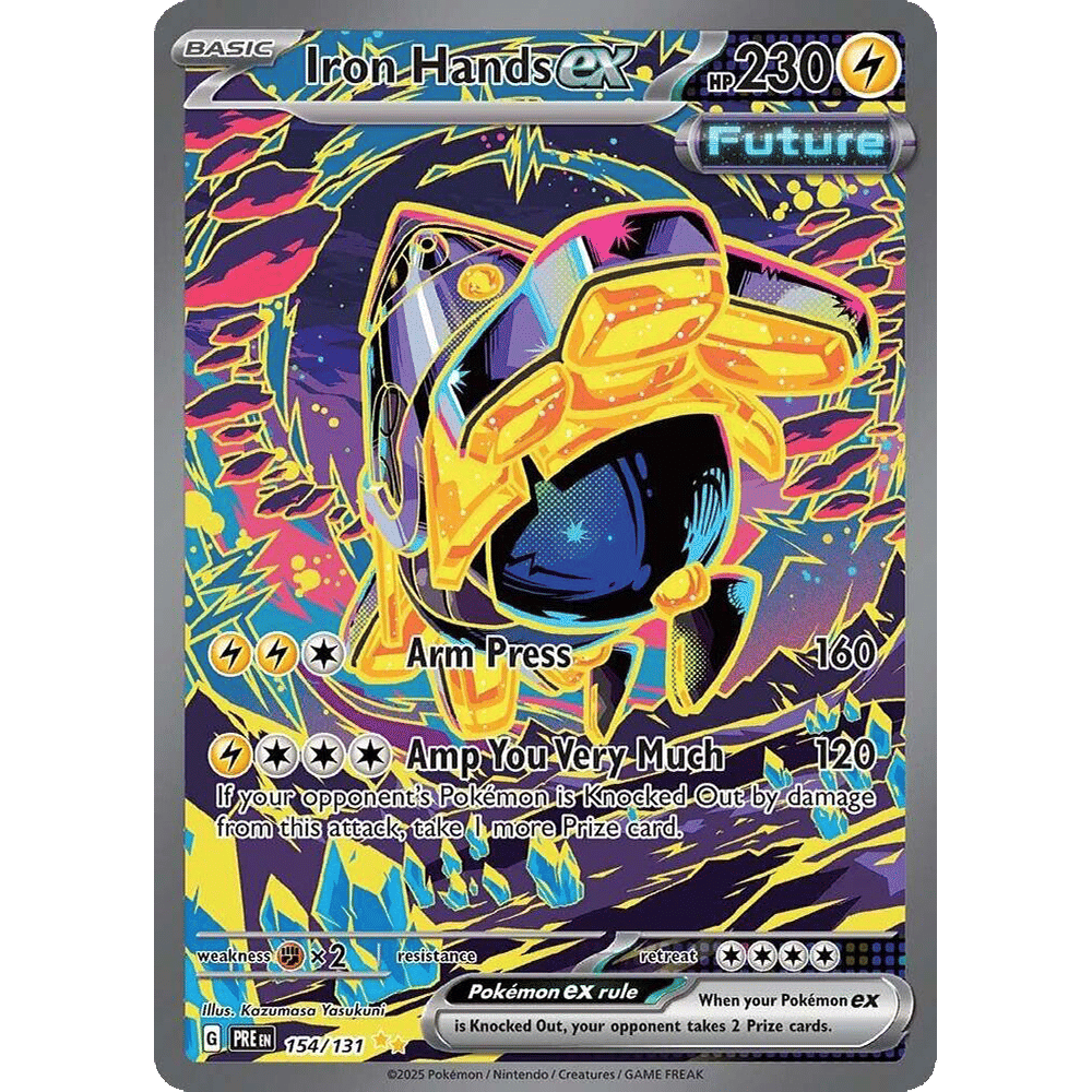 Iron Hands ex - 154/131 - SV: Prismatic Evolutions (PRE)