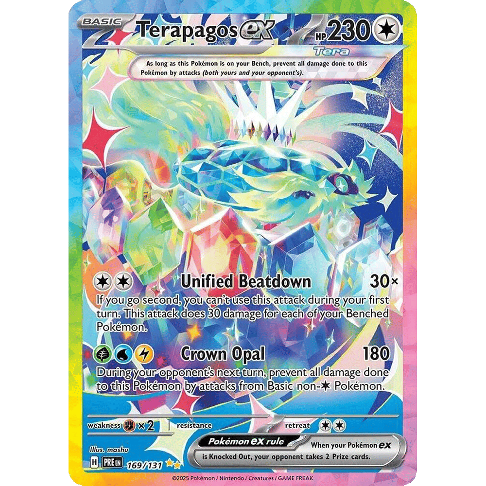 Terapagos ex - 169/131 - SV: Prismatic Evolutions (PRE)