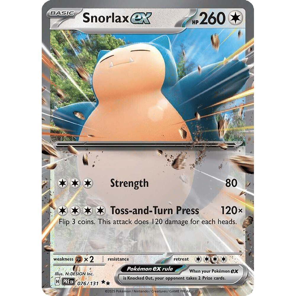Snorlax ex - SV: Prismatic Evolutions (PRE)