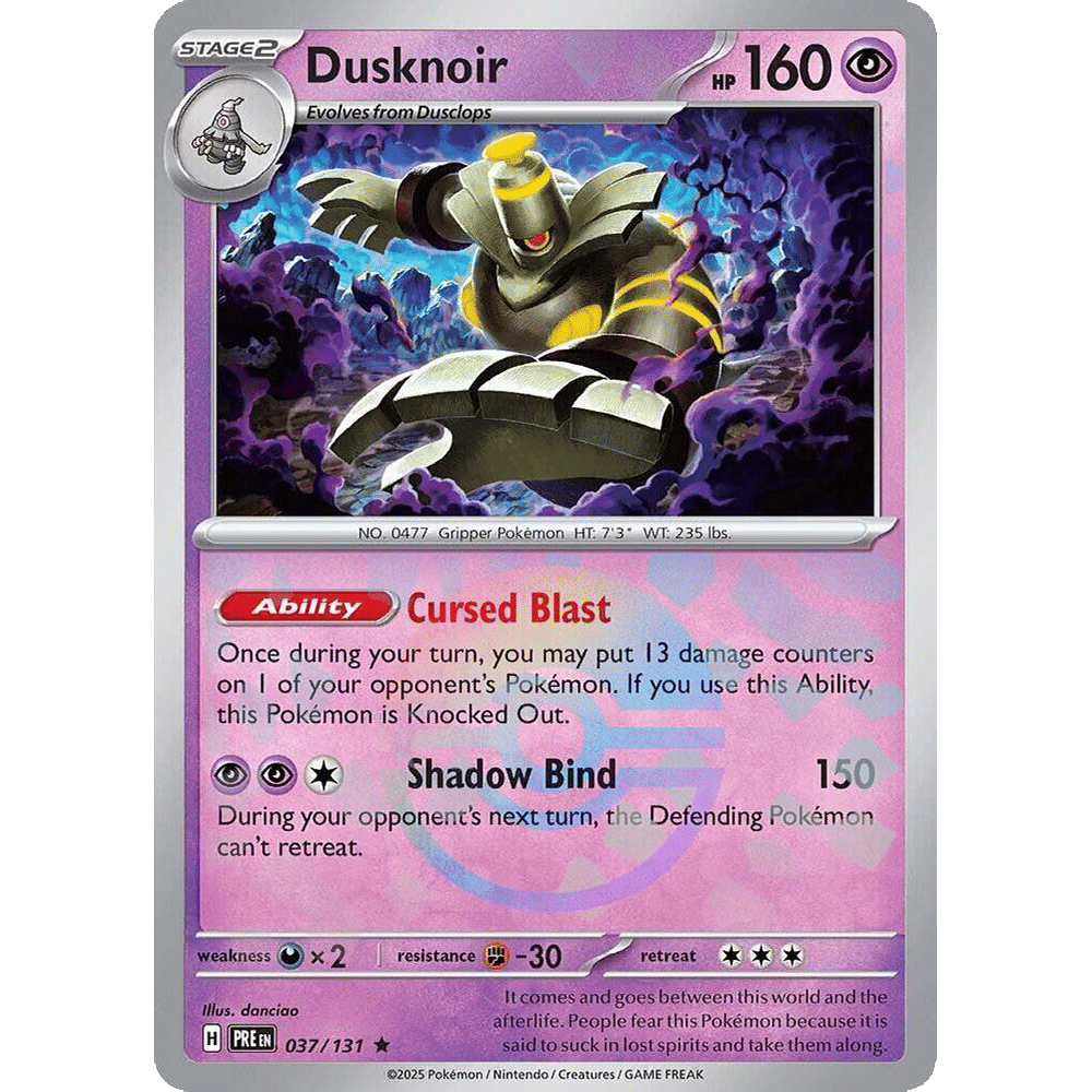Dusknoir (Poke Ball Pattern) - SV: Prismatic Evolutions (PRE)