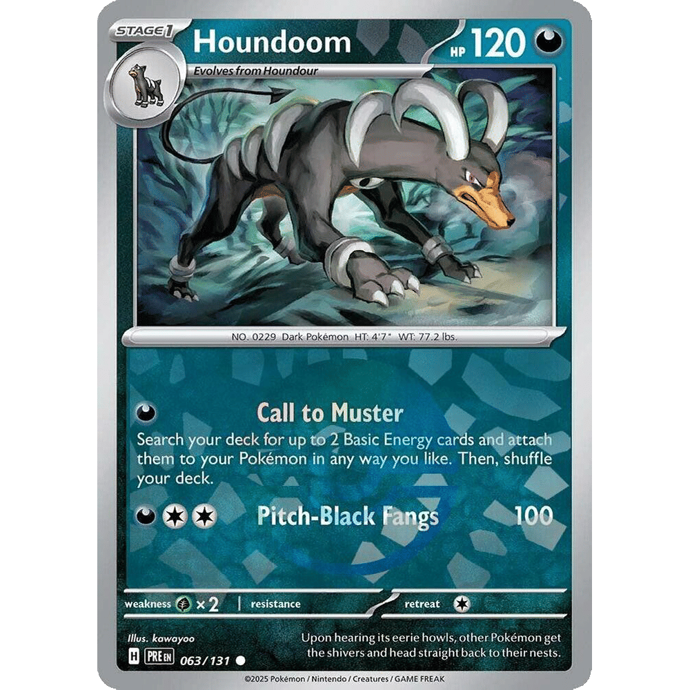 Houndoom (Poke Ball Pattern) - SV: Prismatic Evolutions (PRE)