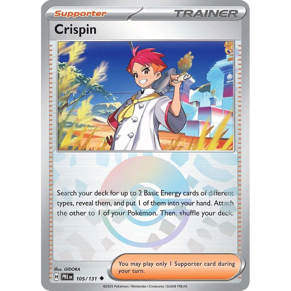 Crispin - 105/131 (Poke Ball Pattern) - SV: Prismatic Evolutions (PRE)