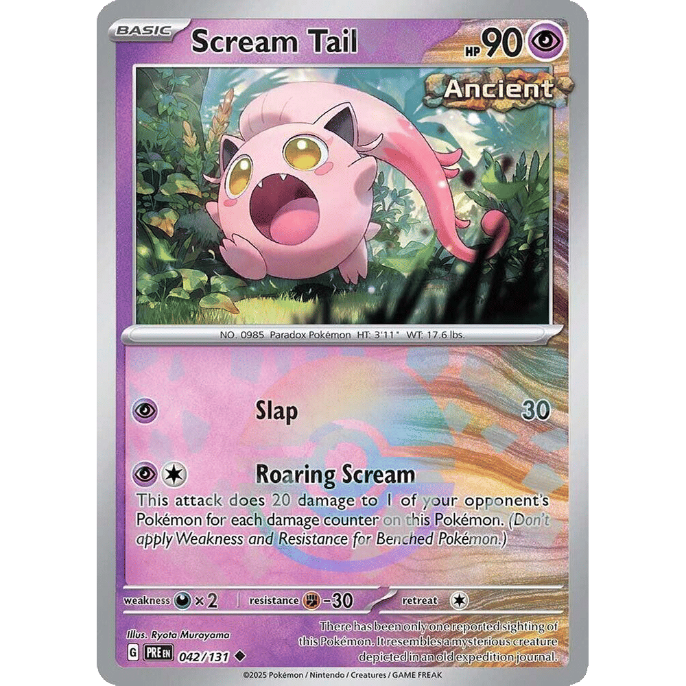 Scream Tail (Poke Ball Pattern) - SV: Prismatic Evolutions (PRE)