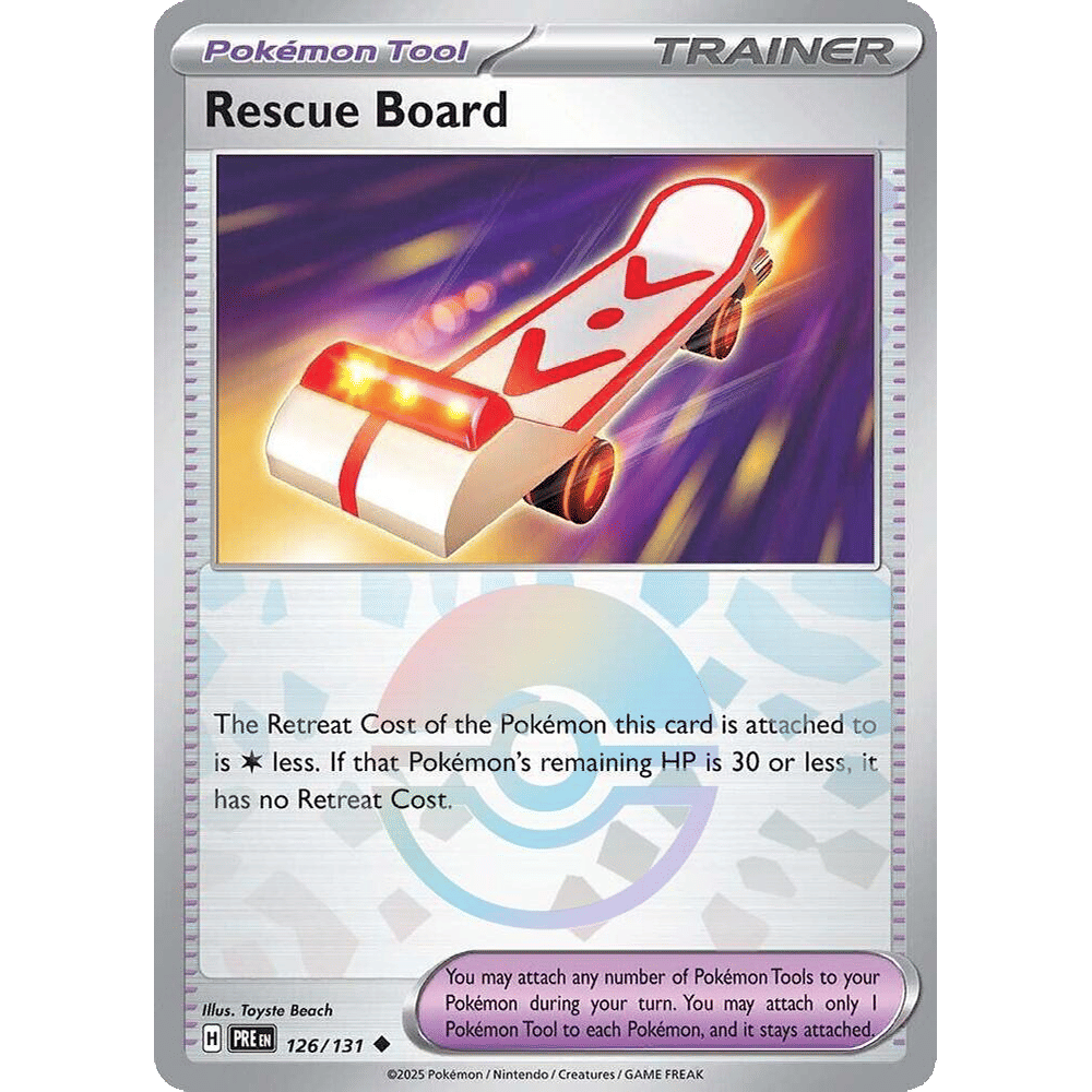 Rescue Board (Poke Ball Pattern) - SV: Prismatic Evolutions (PRE)
