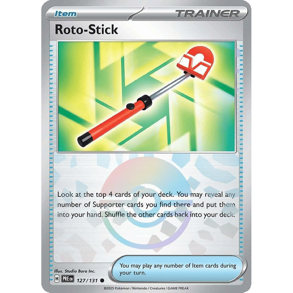 Roto-Stick (Poke Ball Pattern) - SV: Prismatic Evolutions (PRE)
