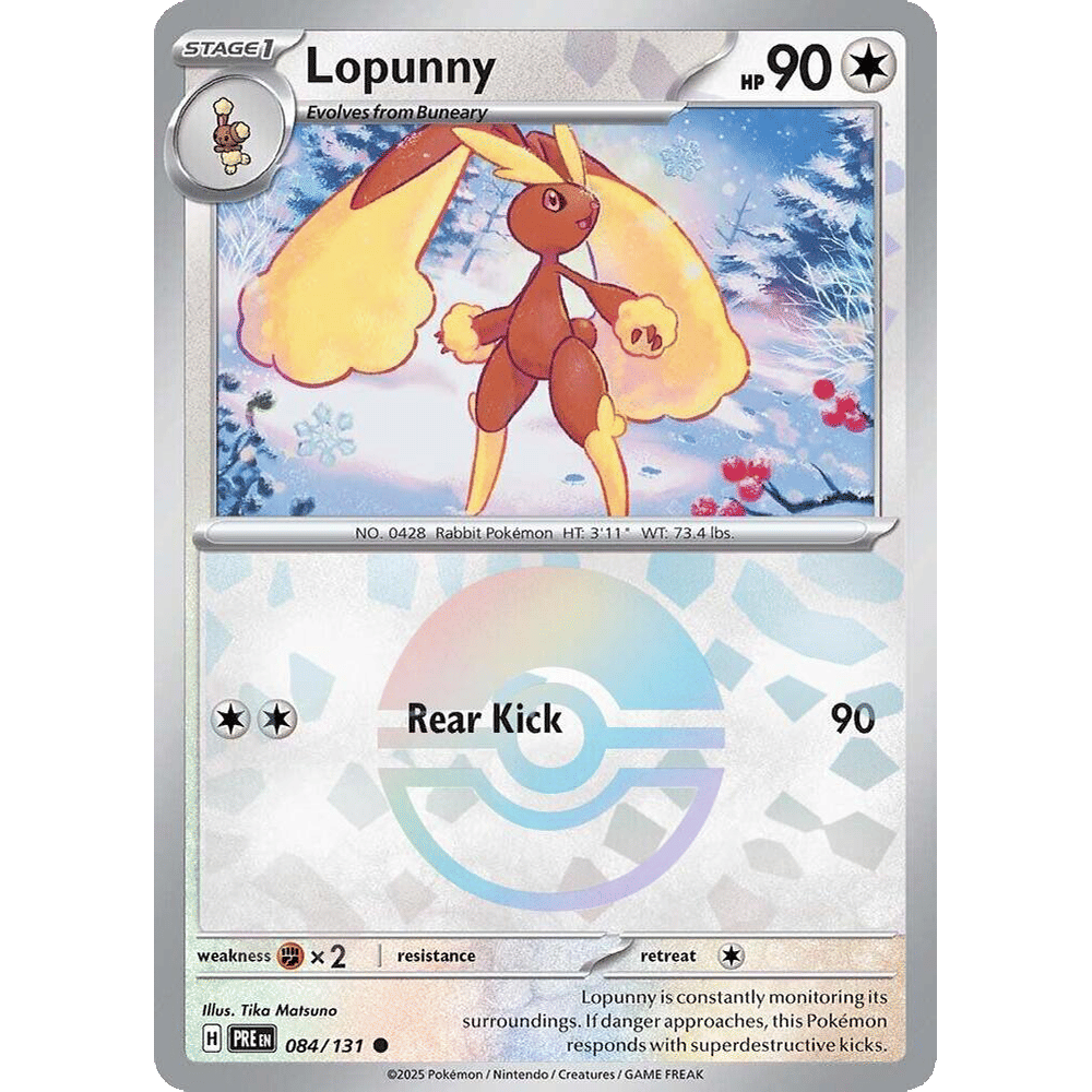 Lopunny (Poke Ball Pattern) - SV: Prismatic Evolutions (PRE)