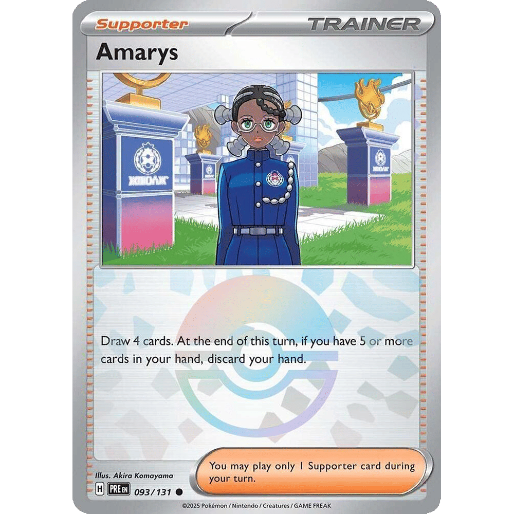 Amarys - 093/131 (Poke Ball Pattern) - SV: Prismatic Evolutions (PRE)