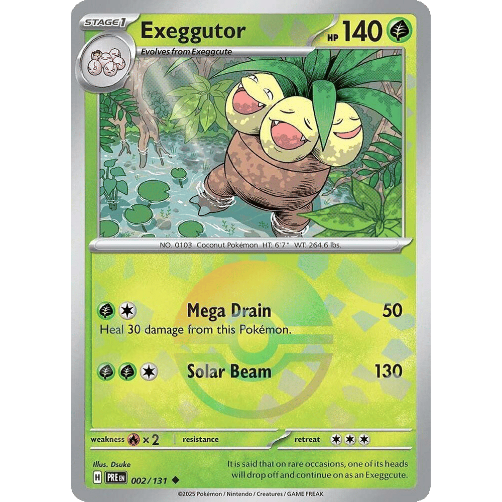 Exeggutor (Poke Ball Pattern) - SV: Prismatic Evolutions (PRE)