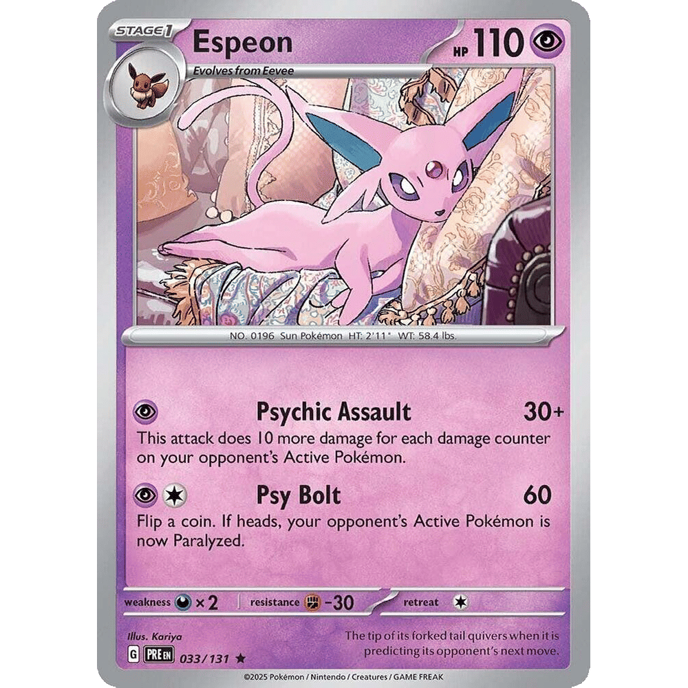 Espeon - SV: Prismatic Evolutions (PRE)