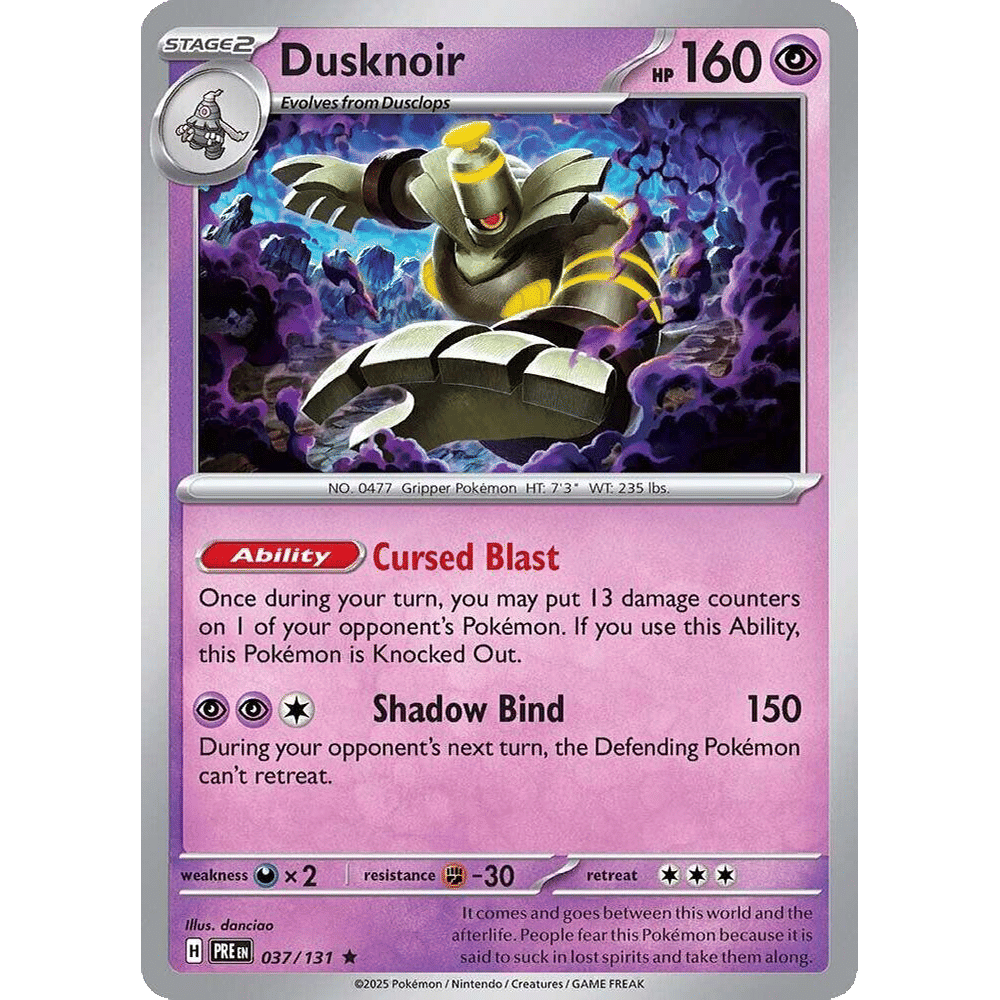 Dusknoir - SV: Prismatic Evolutions (PRE)