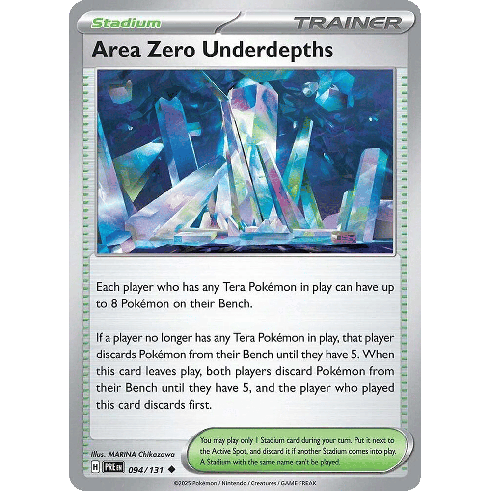 Area Zero Underdepths - SV: Prismatic Evolutions (PRE)