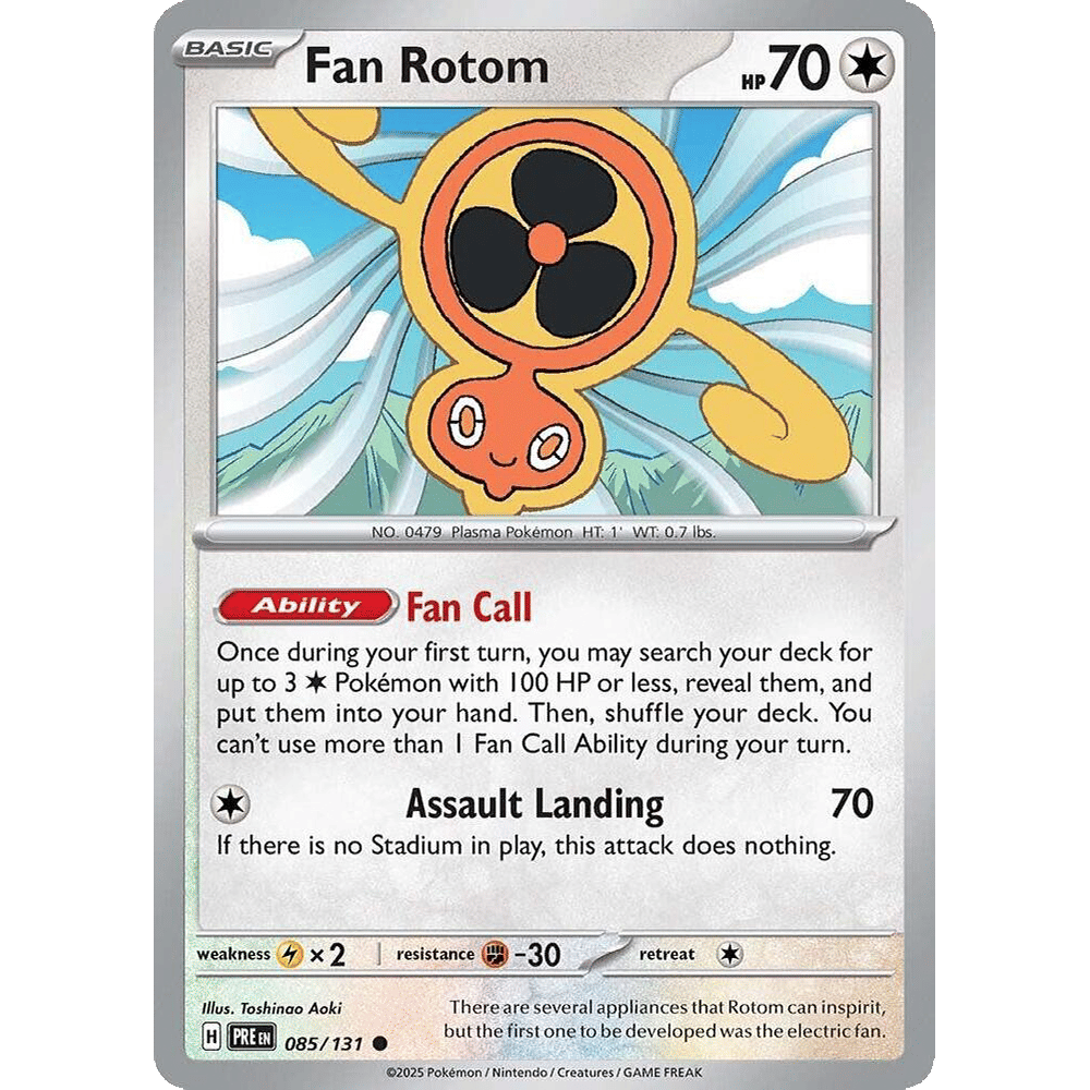 Fan Rotom - SV: Prismatic Evolutions (PRE)