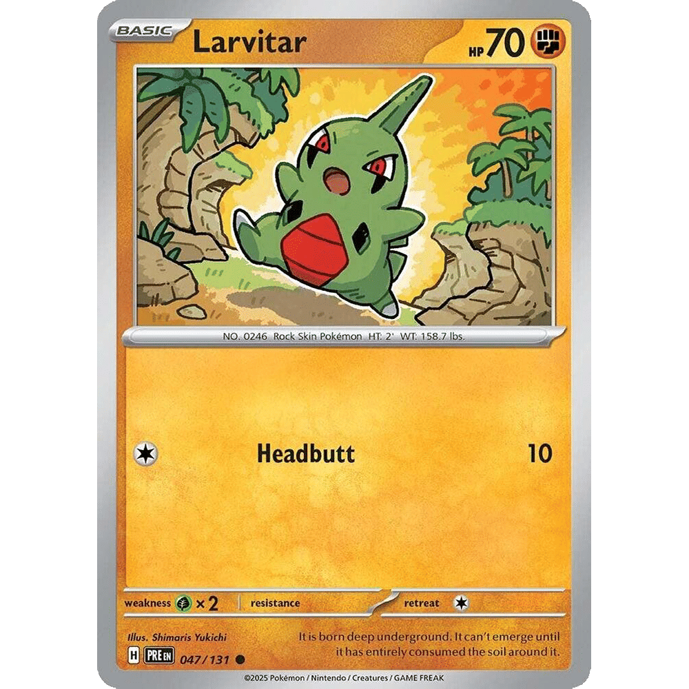 Larvitar - SV: Prismatic Evolutions (PRE)