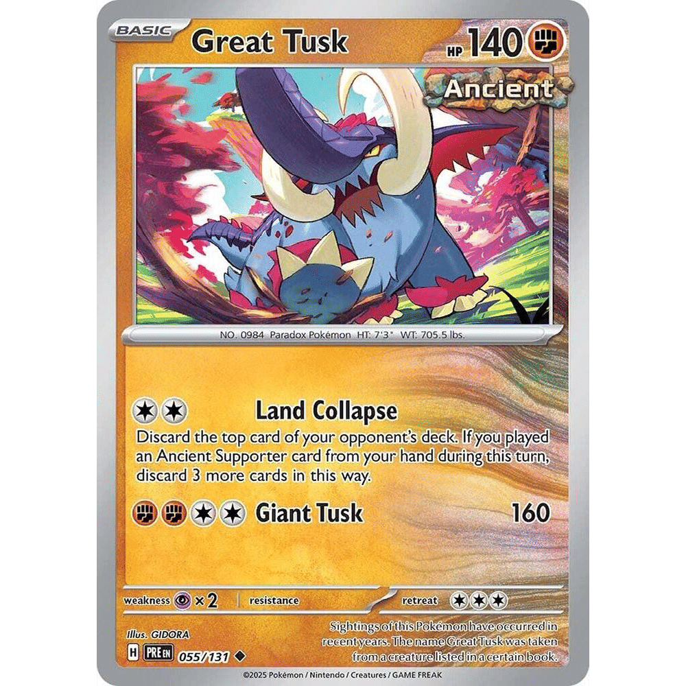 Great Tusk - SV: Prismatic Evolutions (PRE)