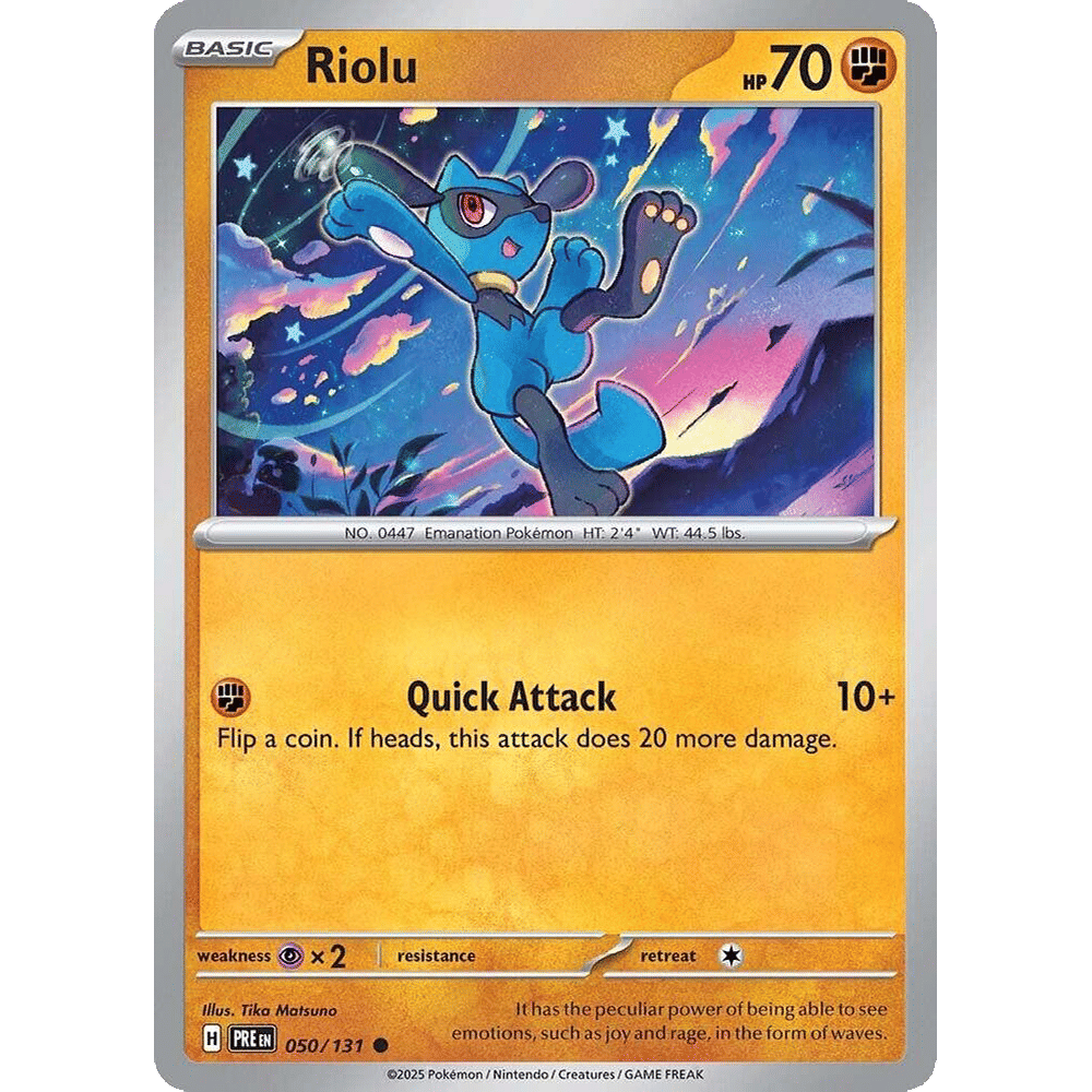 Riolu - SV: Prismatic Evolutions (PRE)