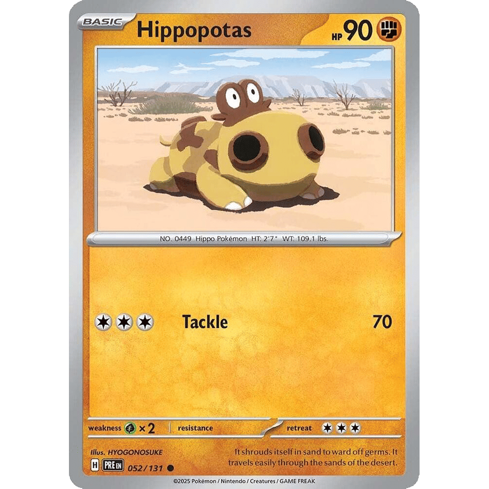 Hippopotas - SV: Prismatic Evolutions (PRE)