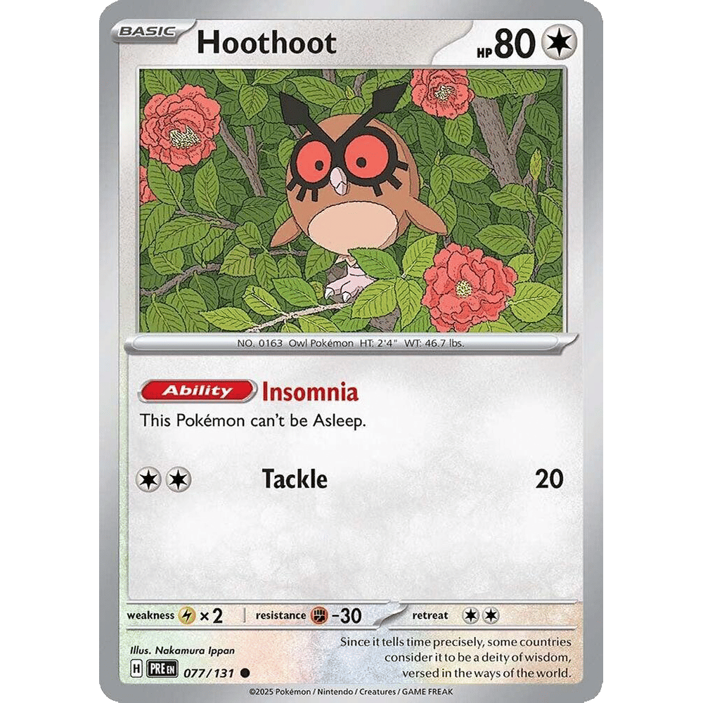 Hoothoot - SV: Prismatic Evolutions (PRE)