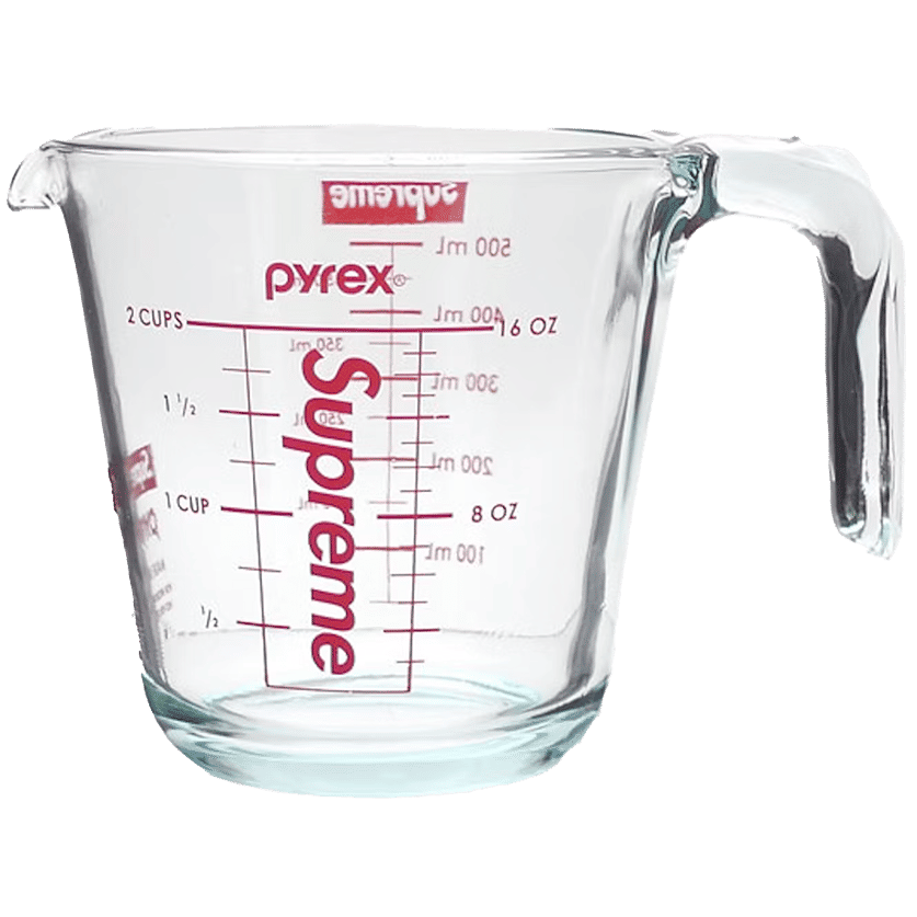 Supreme x Pyrex 2-Cup Measuring Cup Clear