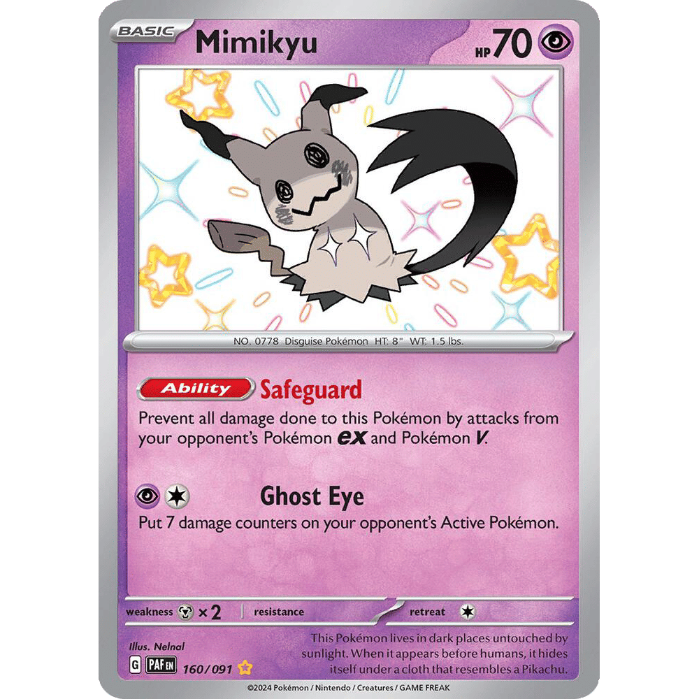 Mimikyu -160/091 - SV: Paldean Fates (PAF)